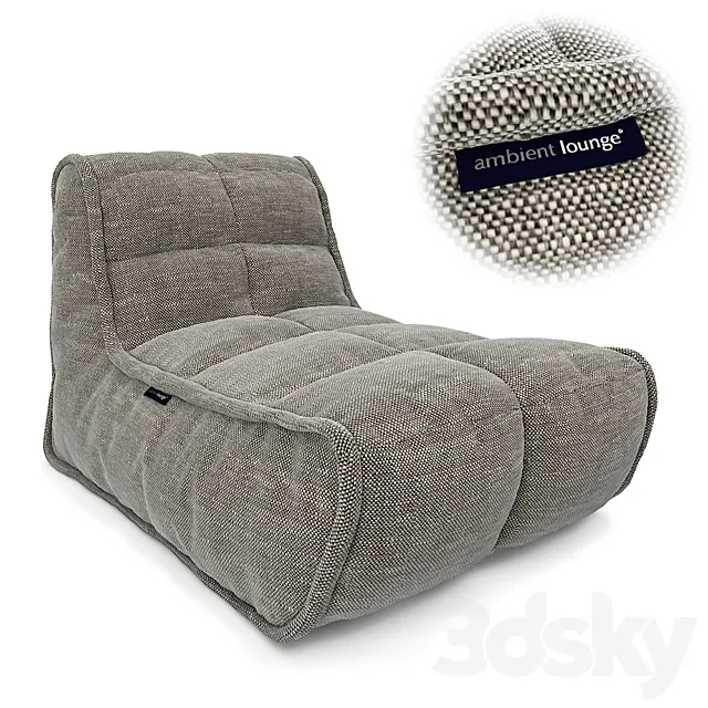 Ambient Lounge_Twin Couch 3D Model