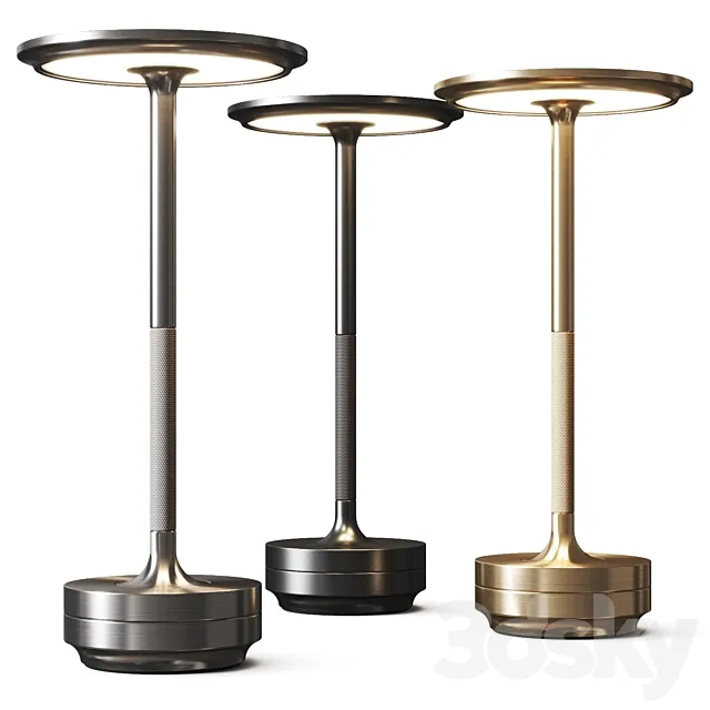 Ambientec Turn Table Lamp 3D Model Ambientec Turn Table Lamp 3D Model