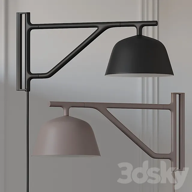 Ambit Wall Sconce by Muuto 4 Colors 3DModel