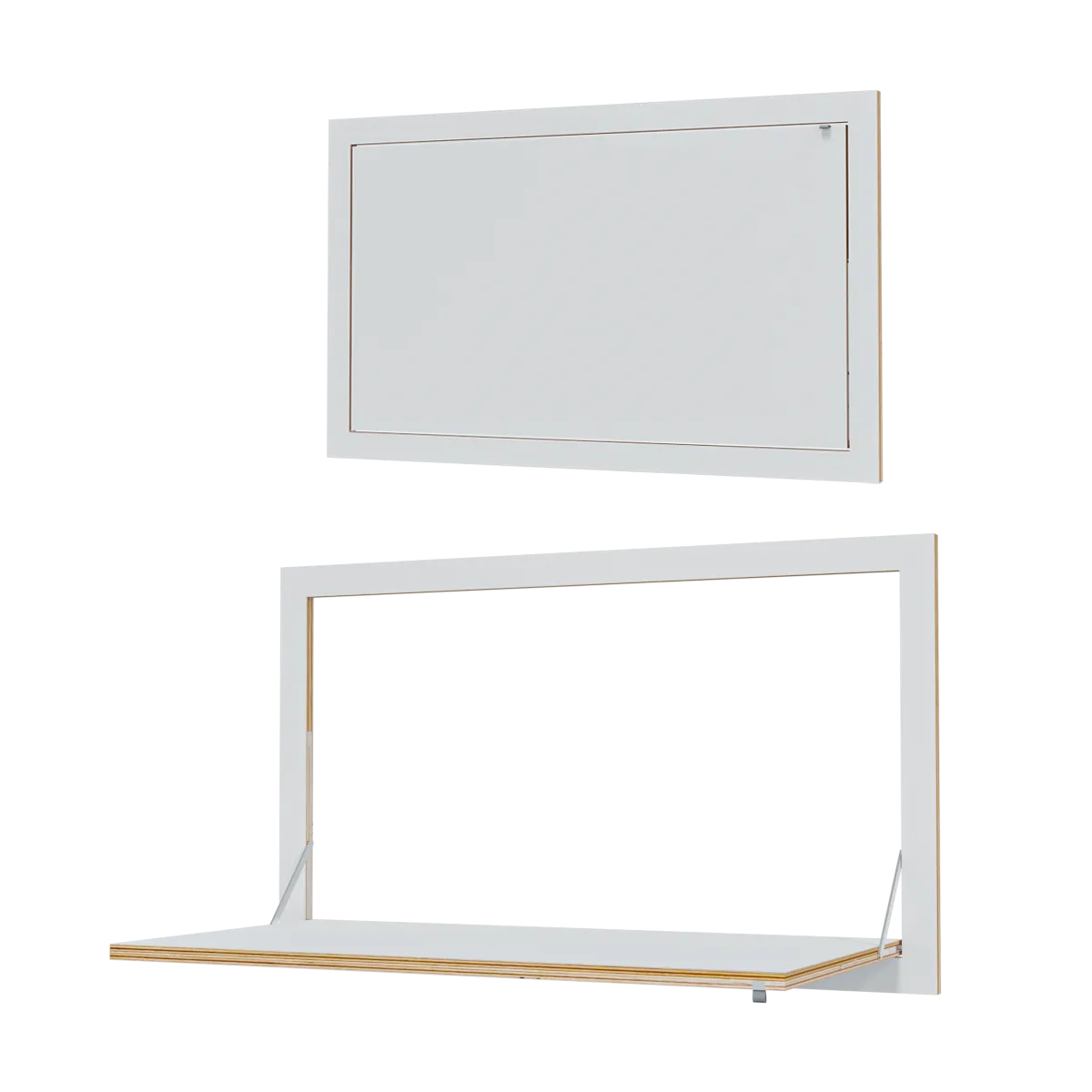 AMBIVALENZ – FLÄPPS wall-mounted desk FL190002 3D Model AMBIVALENZ – FLÄPPS wall-mounted desk FL190002 3D Model