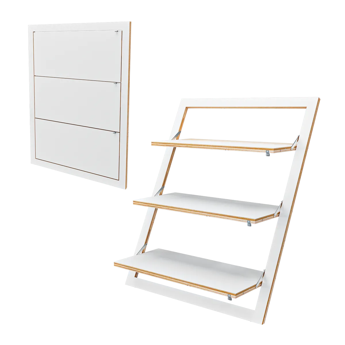 AMBIVALENZ – FLÄPPS wall-mounted shelf  – FL140002 3D Model