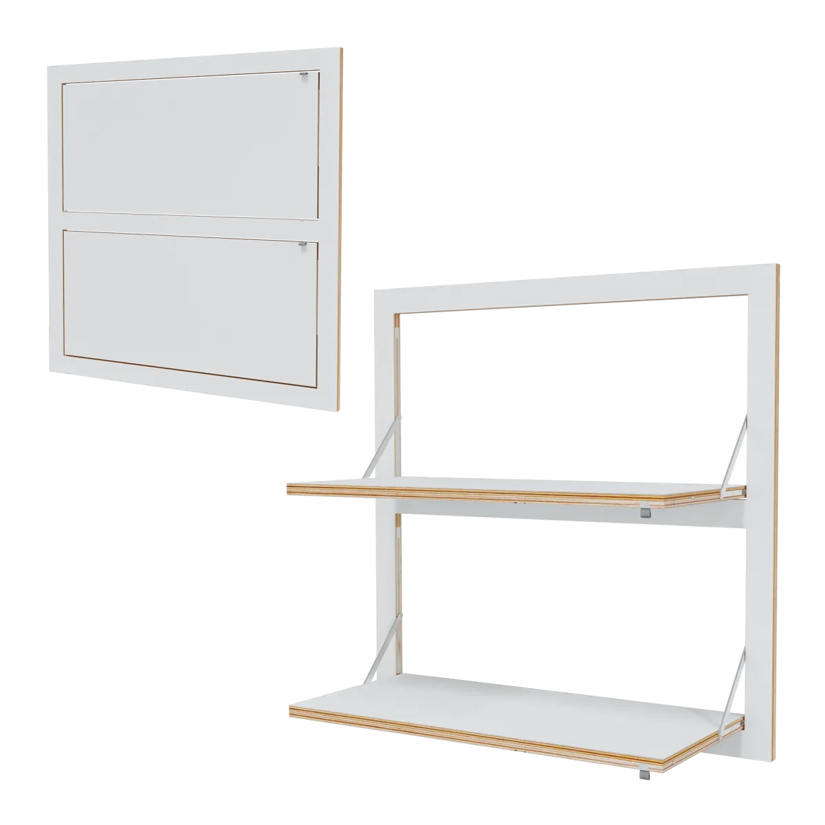 AMBIVALENZ – FLÄPPS wall-mounted shelf – FL220002 3D Model