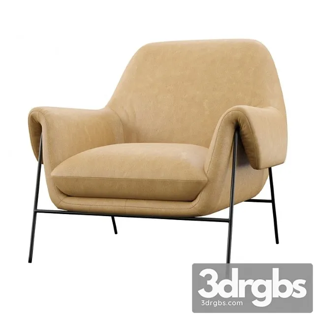 Ambroise metal club chair 3D Model Download Ambroise metal club chair 3D Model Download
