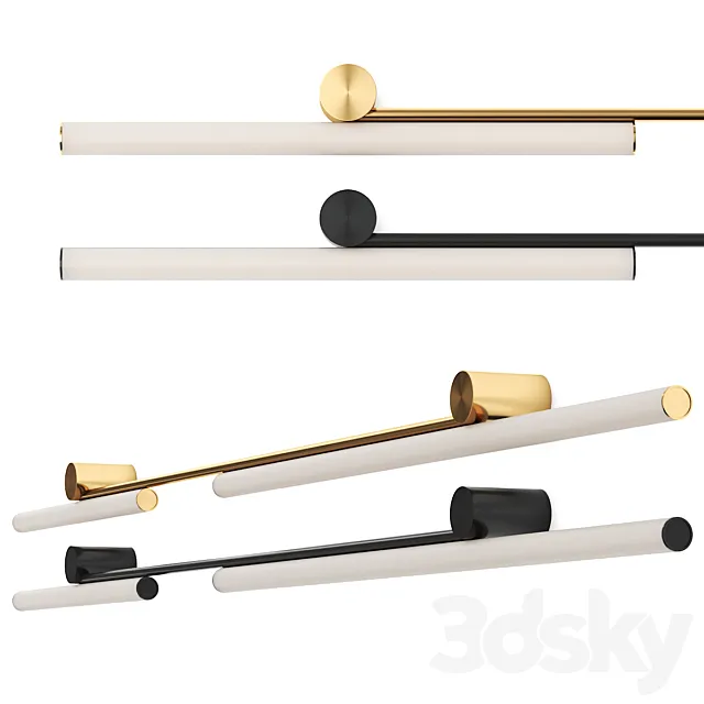 Ambrosia Marset Wall Lamp 3D Model Ambrosia Marset Wall Lamp 3D Model