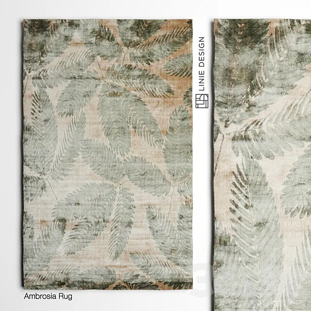 Ambrosia Rug By Linie Design 3D Model Ambrosia Rug By Linie Design 3D Model