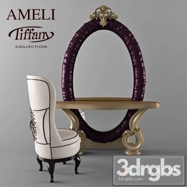 Ameli Liffan Luxury Chair 3D Model Download