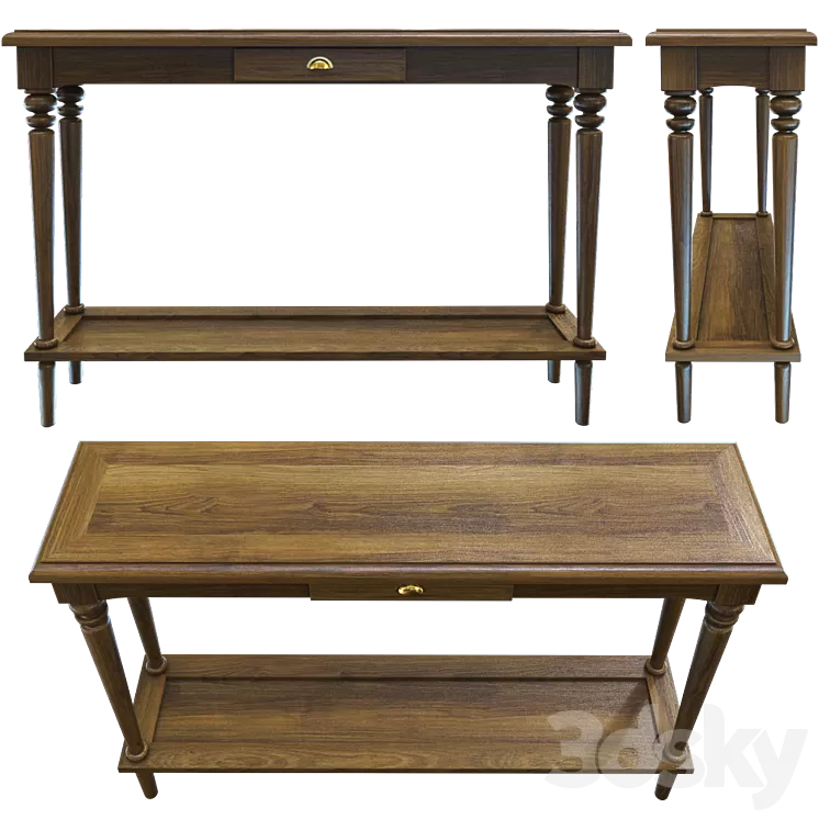 American classic console 3D Model