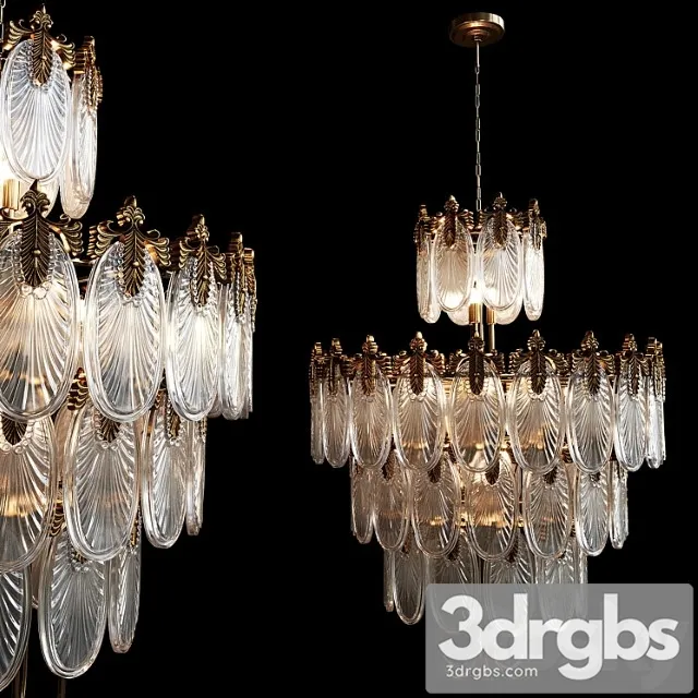 American retro glass chandelier American retro glass chandelier