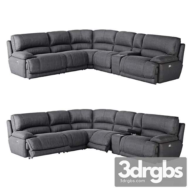 American signature furniture mario 6 piece dual-power reclining sectional 2 3D Model Download American signature furniture mario 6 piece dual-power reclining sectional 2 3D Model Download
