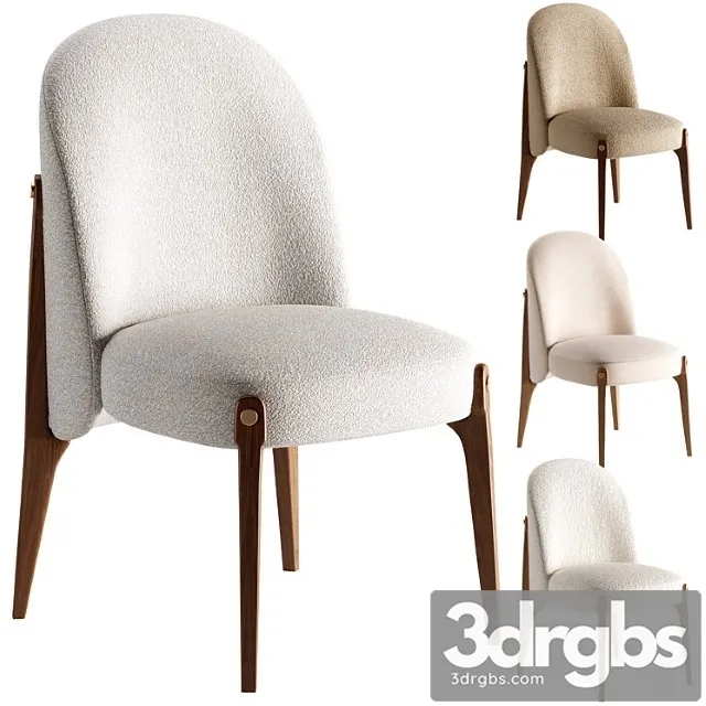 Ames Dining Chair 6 3D Model Download