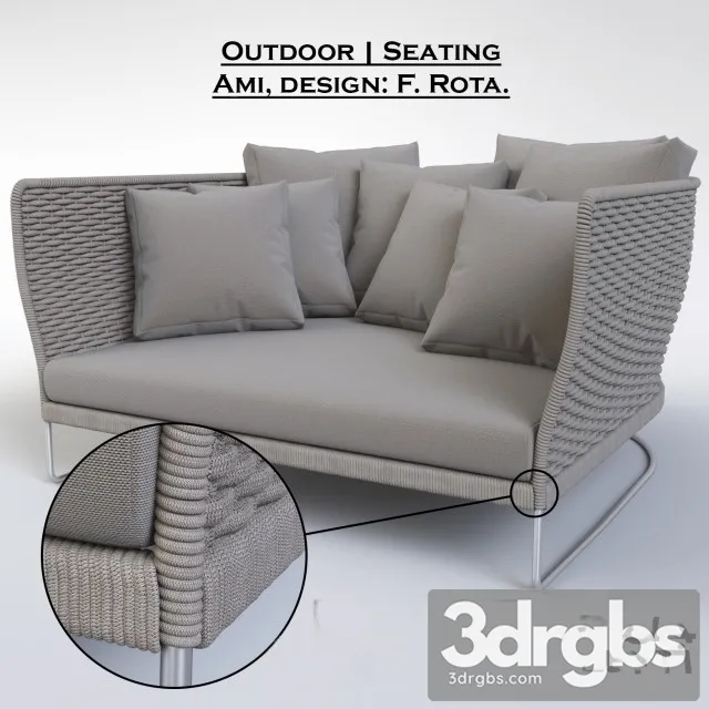 Ami Sofa 3D Model Download Ami Sofa 3D Model Download