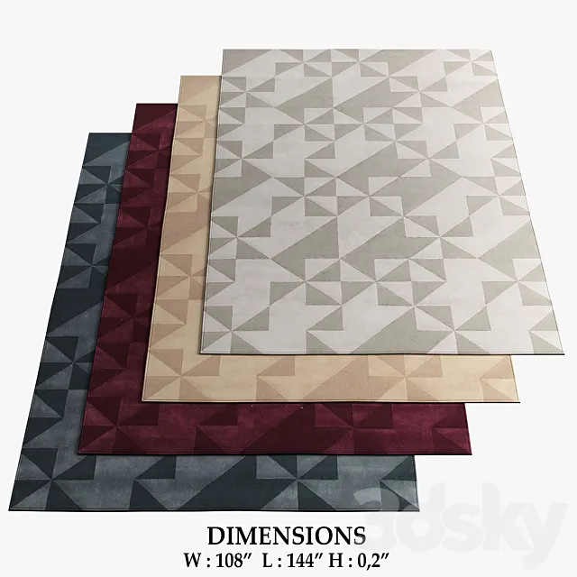 Amini Rugs_375 3DModel Amini Rugs_375 3DModel