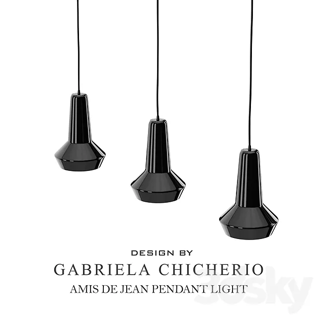 Amis de Jean Ceiling Light 3D Model