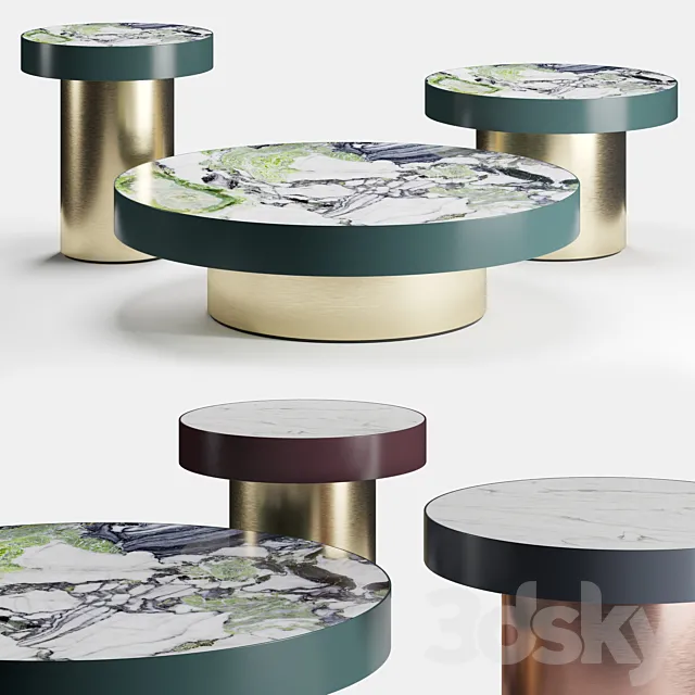 Amode Enoki Round coffe table 3DModel