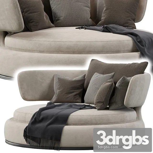 Amoenus Soft Maxalto Swivel Sofa 3D Model Download Amoenus Soft Maxalto Swivel Sofa 3D Model Download