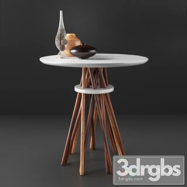 Ampersand Bundle Side Table 3D Model Download Ampersand Bundle Side Table 3D Model Download