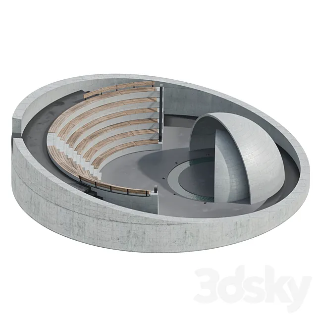 Amphitheater 3D Model Amphitheater 3D Model
