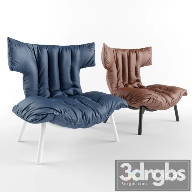 Ample Armchair 3D Model Download Ample Armchair 3D Model Download