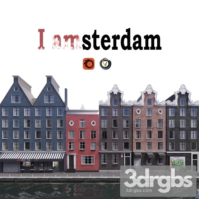 Amsterdam Architecture 3D Model Download