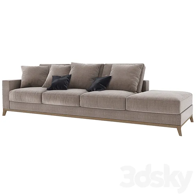 Amura divano Mod. Dorsey design by Arco 3DModel