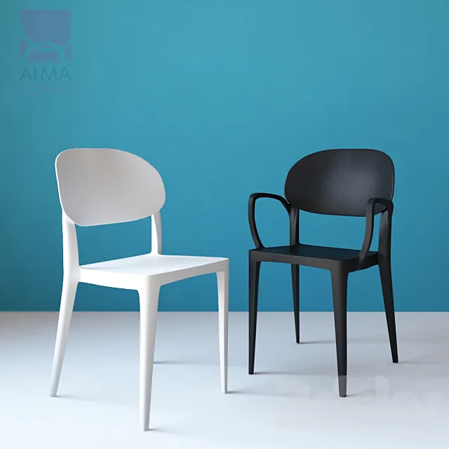 Amy chair 3DModel Amy chair 3DModel