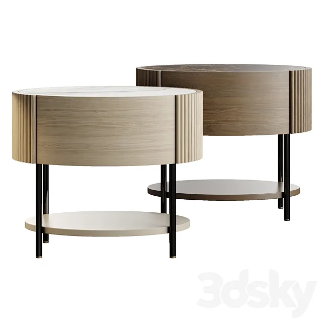 Ana Roque Benny Bedside Table 3D Model Ana Roque Benny Bedside Table 3D Model