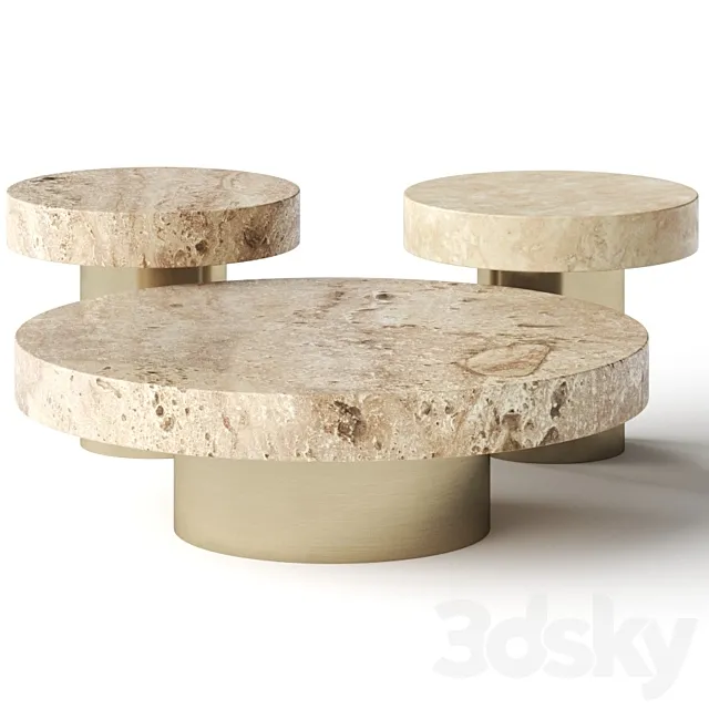 Ana Roque Interiors Roof Coffee Tables 3D Model