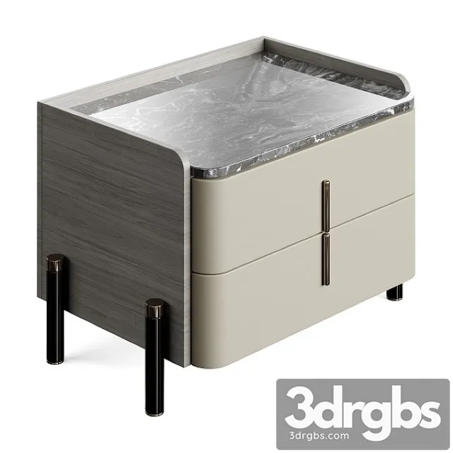 Ana Roque MISIA Bedside Table 3D Model Download