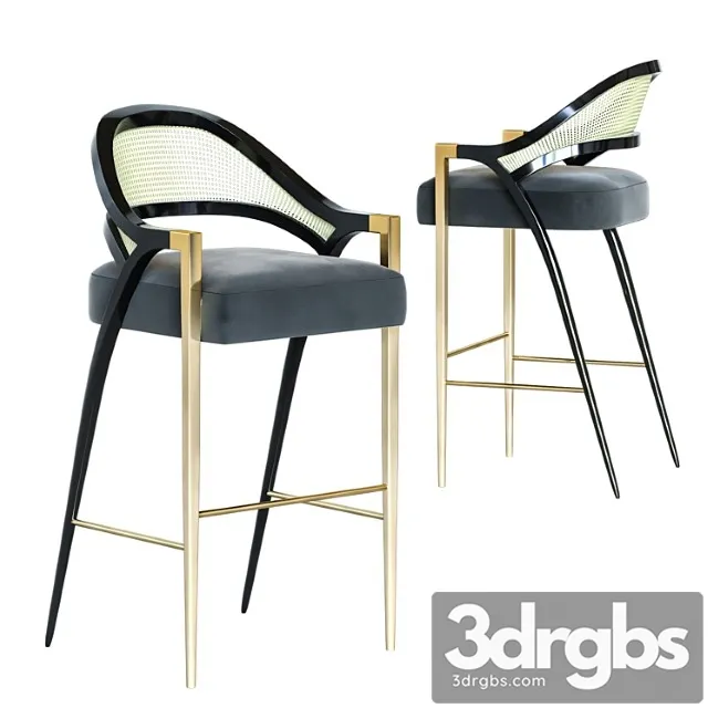 Anais Dining Chair 3D Model Download