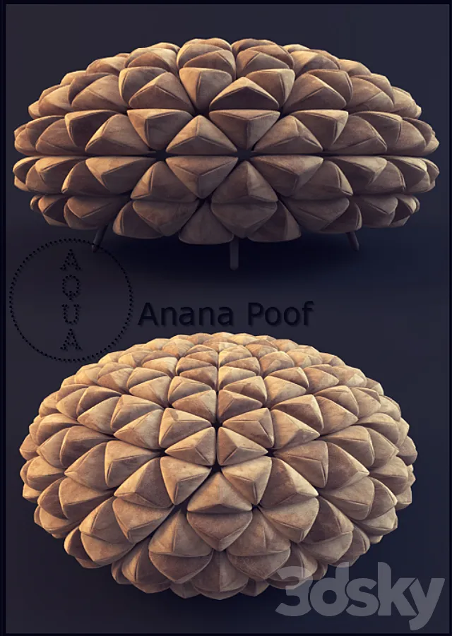 Anana Poof 3D Model Anana Poof 3D Model