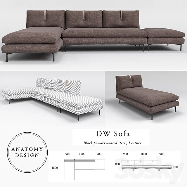 Anatomy Design – DW Sofa 3D Model