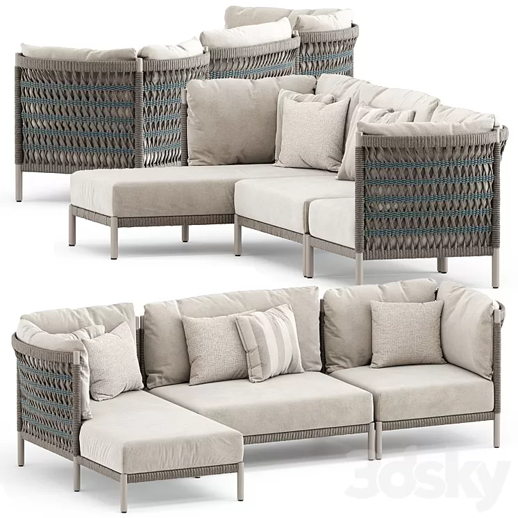Anatra collection set by Janus et cie 3D Model Anatra collection set by Janus et cie 3D Model