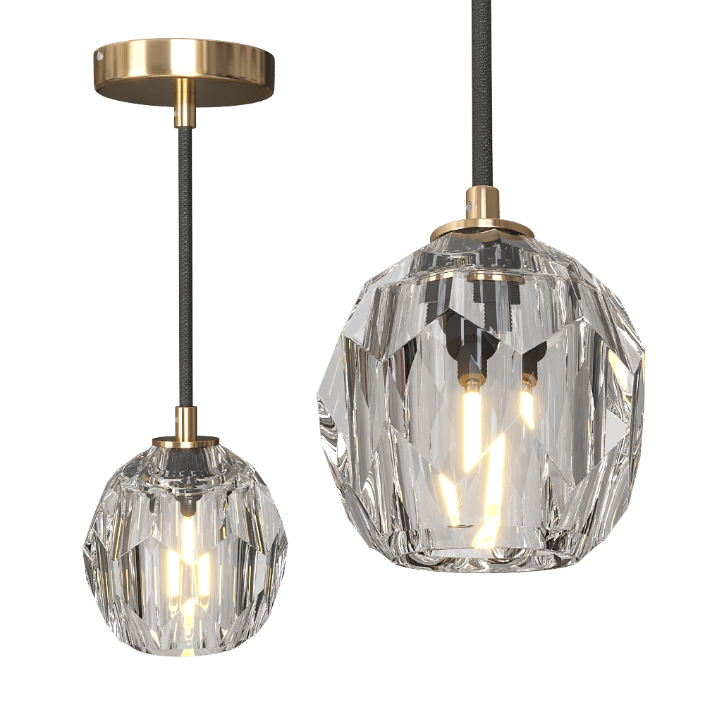 ANCARD – Pendant lamp BOULE DE CRISTAL 3D Model