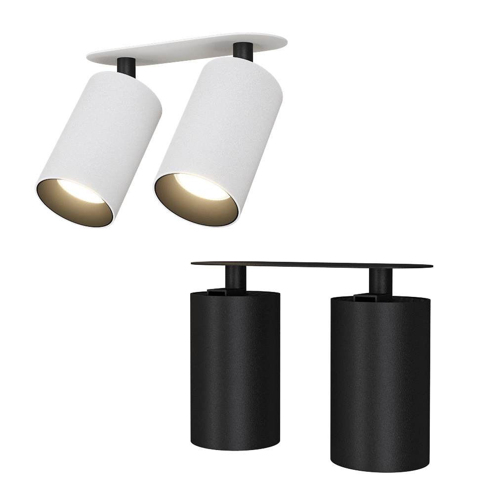 ANCARD – Recessed lamp 2x10W 3D Model ANCARD – Recessed lamp 2x10W 3D Model