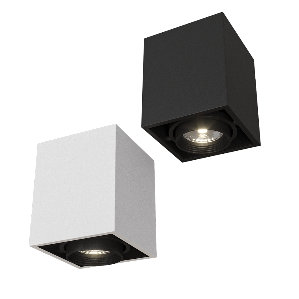 ANCARD – Surface-mounted swivel luminaire MR16 for GU10 lamp 125mm 3D Model ANCARD – Surface-mounted swivel luminaire MR16 for GU10 lamp 125mm 3D Model