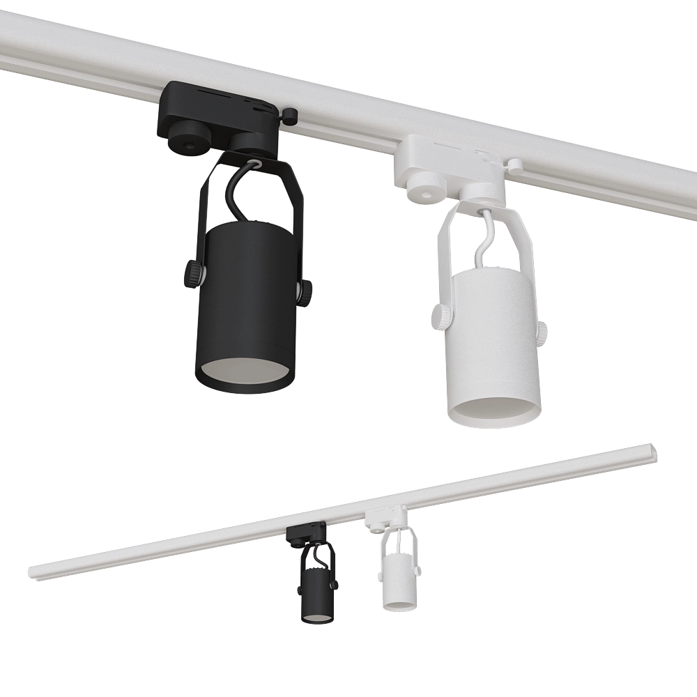 ANCARD – Track lamp GU10 3D Model ANCARD – Track lamp GU10 3D Model
