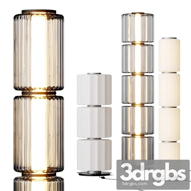 And Column Floor Lamps 3D Model Download