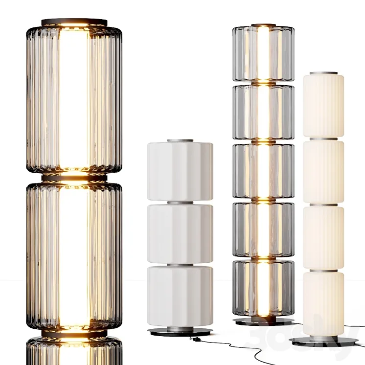And Column Floor Lamps 3D Model Free Download And Column Floor Lamps 3D Model Free Download