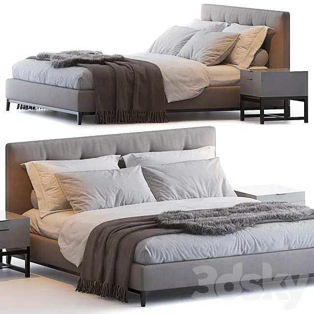 ANDERSEN BED BY MINOTTI 3D Model