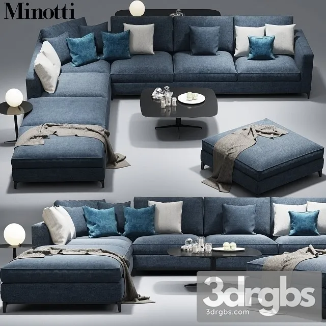 Andersen Minotti Sofa 01 3D Model Download Andersen Minotti Sofa 01 3D Model Download