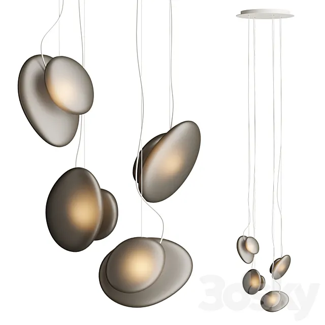ANDlight PEBBLE | Hanging lamp 3D Model ANDlight PEBBLE | Hanging lamp 3D Model