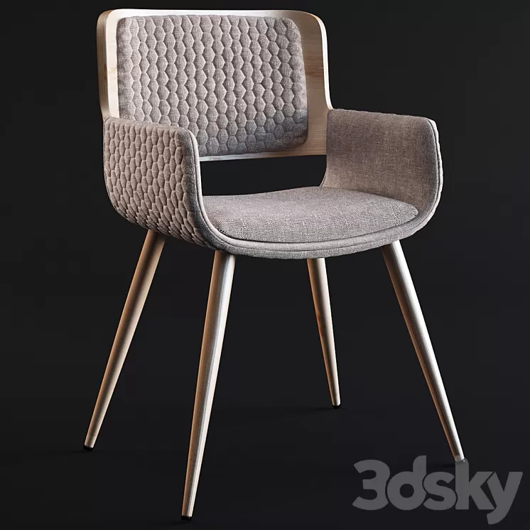 Andre stoel grijs – LaForma 3D Model