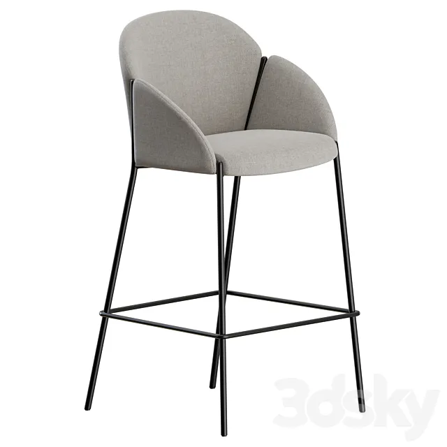 Andrea Bar Stool by Artifort 3DModel Andrea Bar Stool by Artifort 3DModel