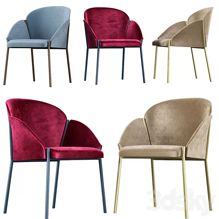 Andrea chair 3D Model Andrea chair 3D Model