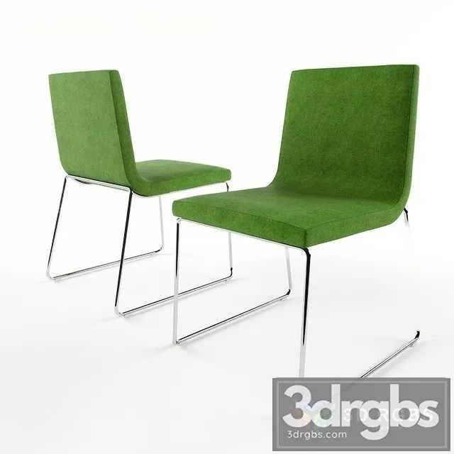 Andreu World Lineal Comfort Chair 3D Model Download