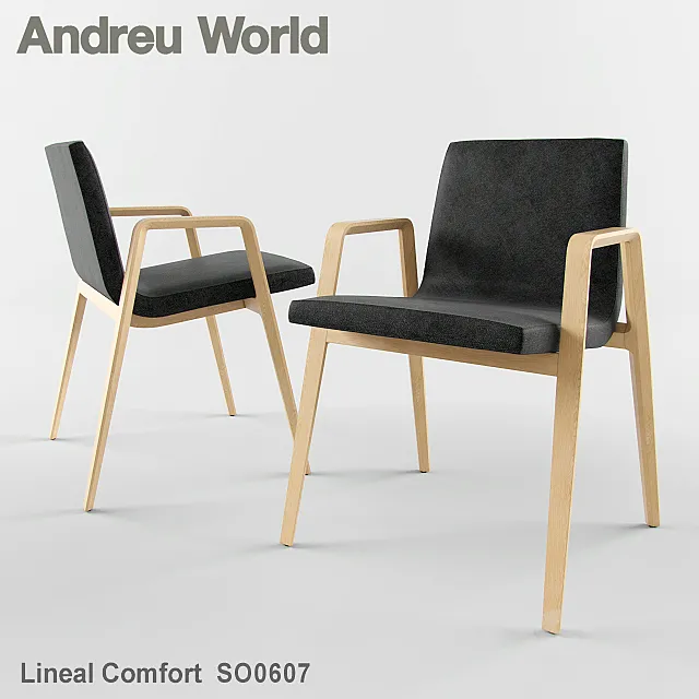 Andreu World Lineal Comfort SO0607 3D Model