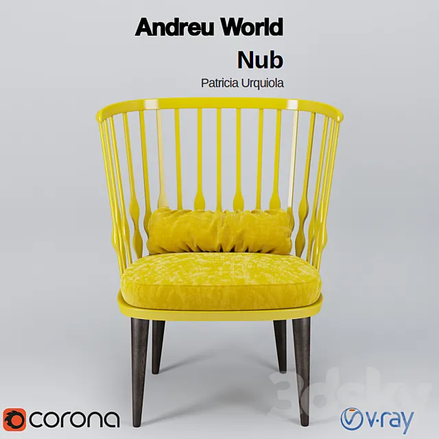 Andreu World Nub by Patricia Urquiola 3DModel