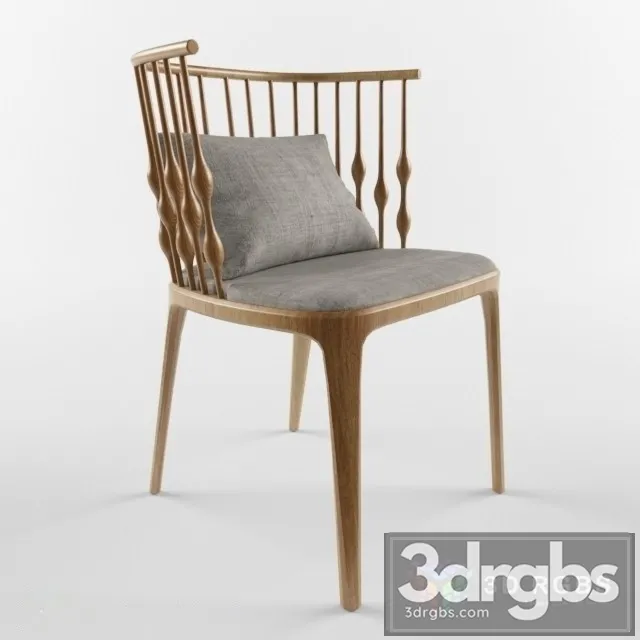 Andreu World Nub Chair 3D Model Download