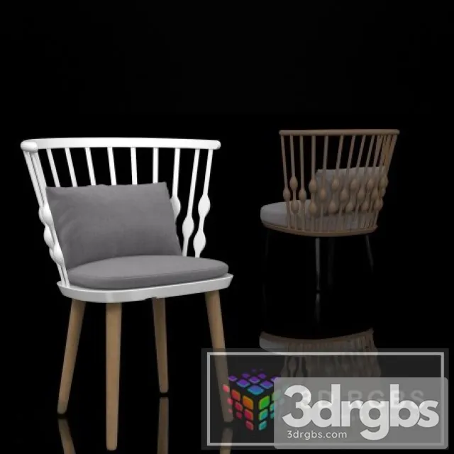 Andreu World Nub So 1420 Chair 3D Model Download
