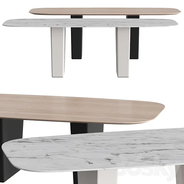 Andreu World Status Me Dining Tables 3DModel